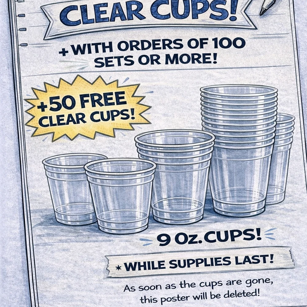✨ NN Luxe Essentials Pre-Wrapped Plasticware Party Sets ✨